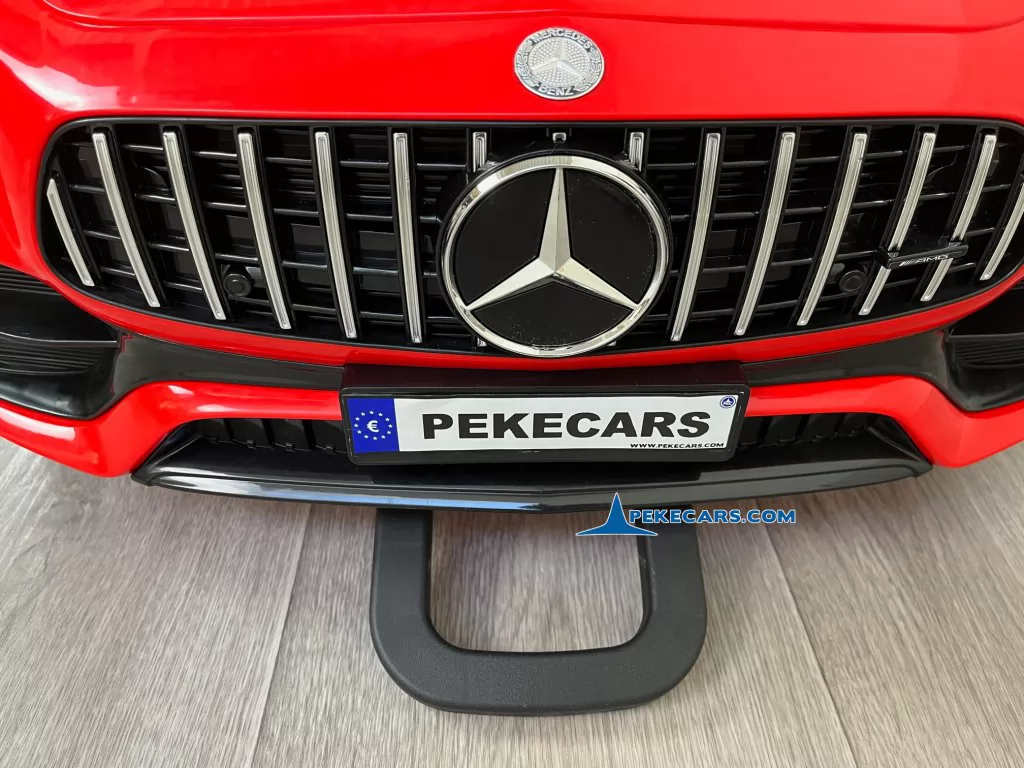 Coche electrico para niños Mercedes GT 12V Rojo asa de transporte