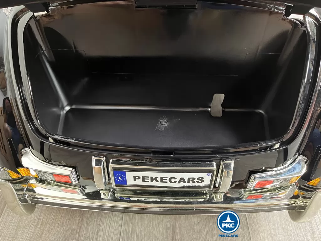 Coche electrico para niños Mercedes Benz 300S Negro maletero