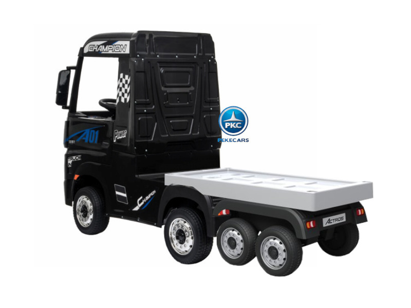 Camion Mercedes Actros Negro 3/4 trasera
