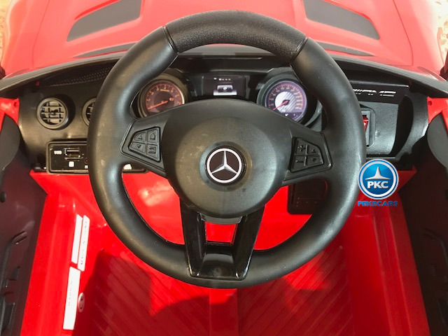 Coche electrico para niños Mercedes GTR 12V Verde