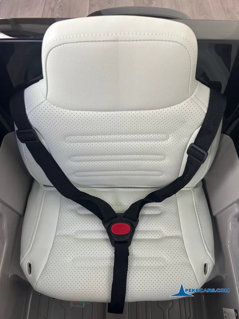 Mercedes benz EQG Gris metalizado coche electricos para niños asiento