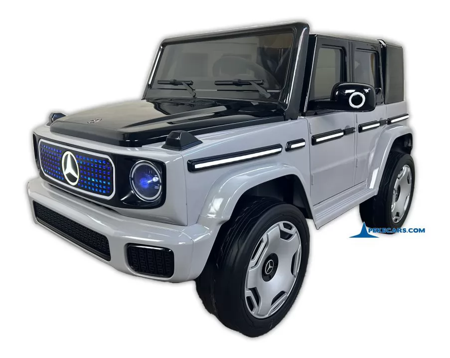 Mercedes benz EQG Gris metalizado coche electricos para niños