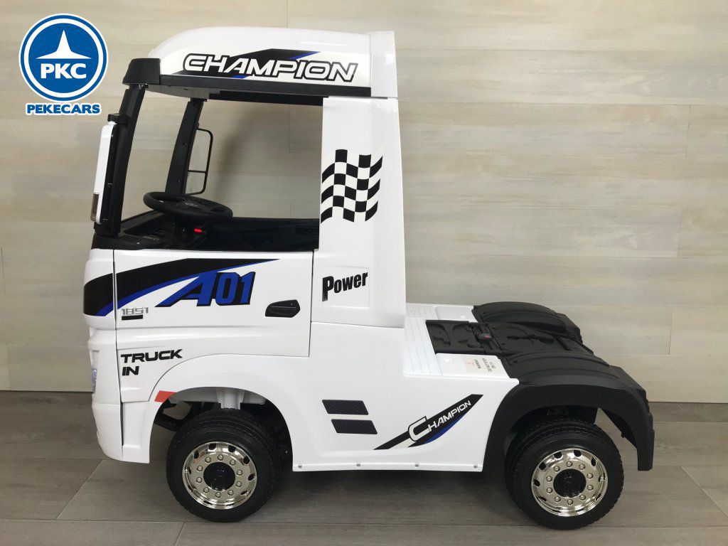 Camión Mercedes Actros Blanco vista lateral