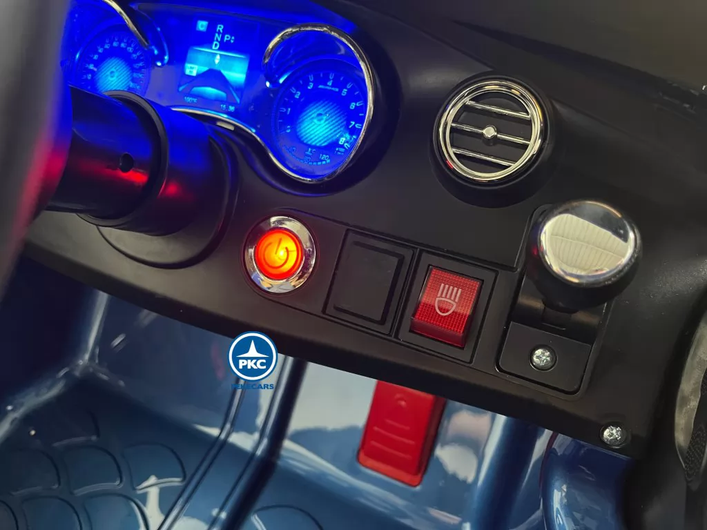 Coche electrico para niños Mercedes C63 Azul Metalizado