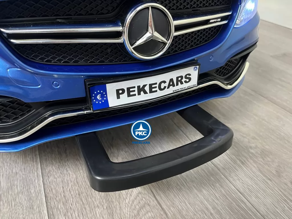 Coche electrico para niños Mercedes C63 Azul Metalizado