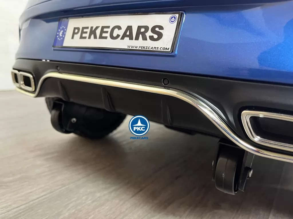 Coche electrico para niños Mercedes C63 Azul Metalizado