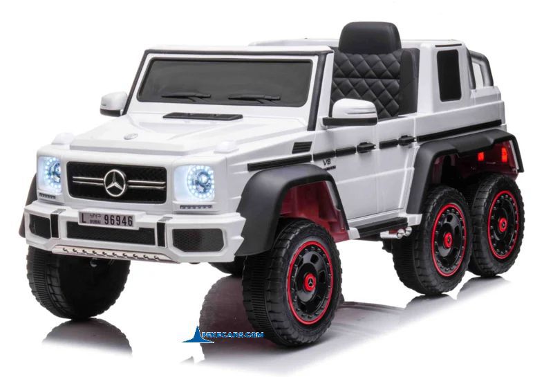 Mercedes G63 6x6 12V 2.4G Blanco