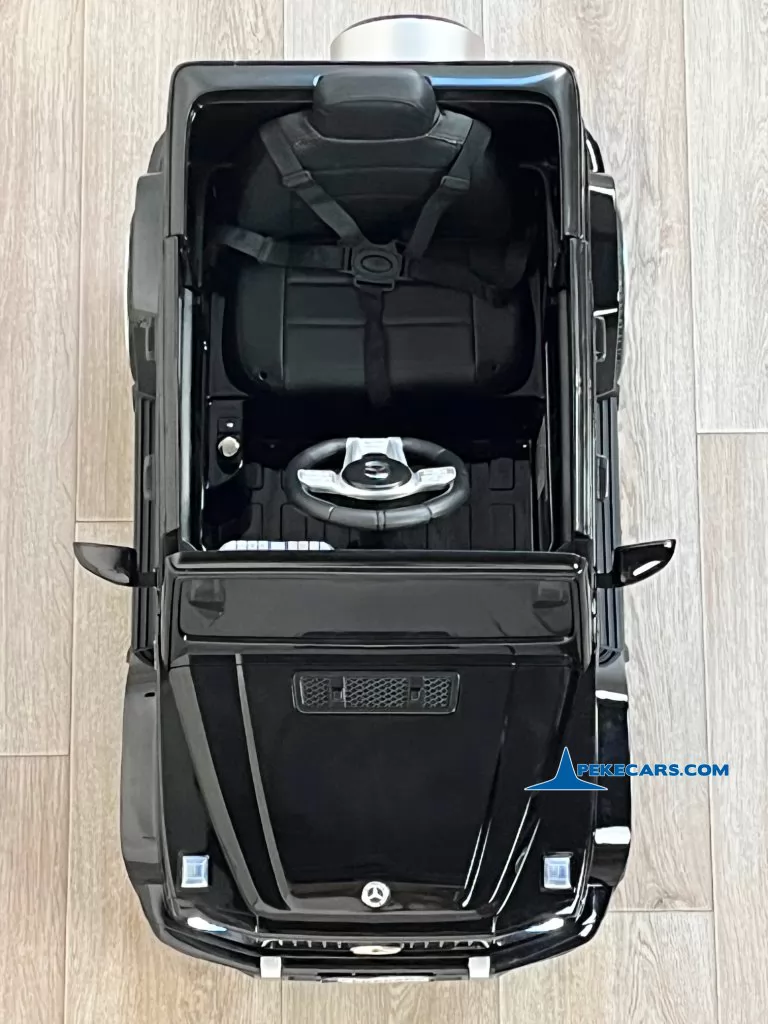 mercedes g63 negro metalizado coches electricos niños vista arriba