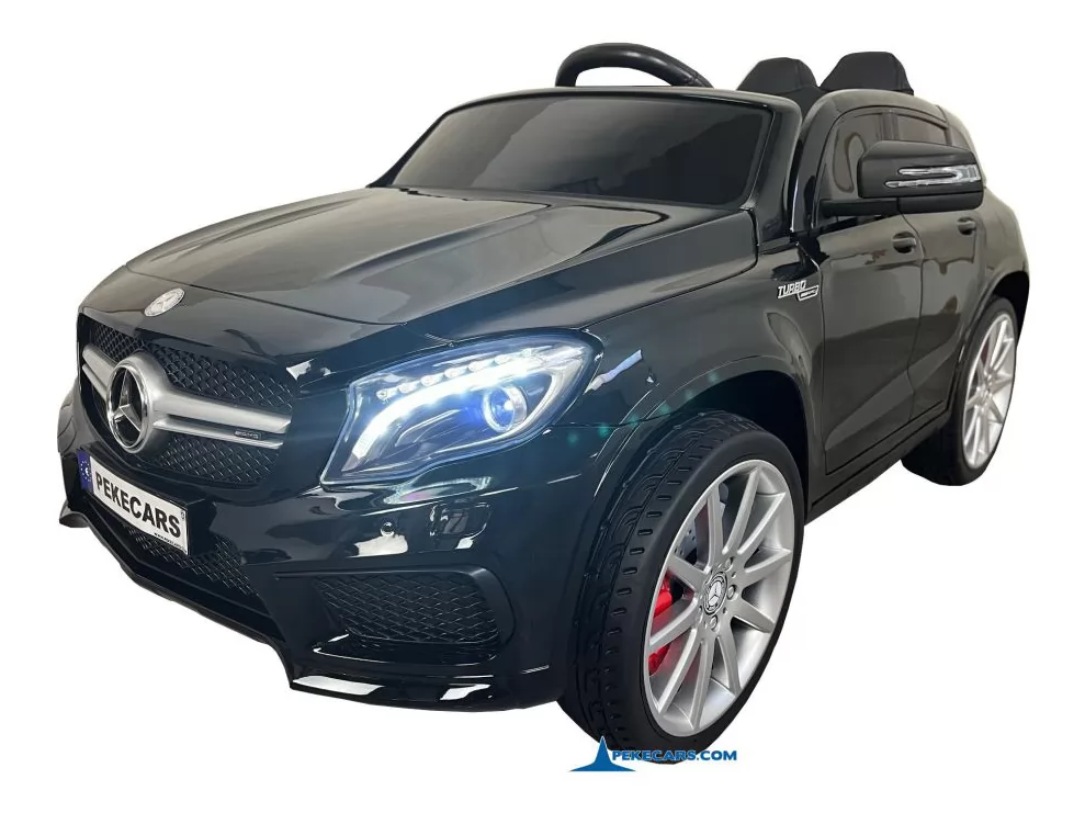 Coche eléctrico para niños mercedes GLA45 Negro Metalizado vista principal