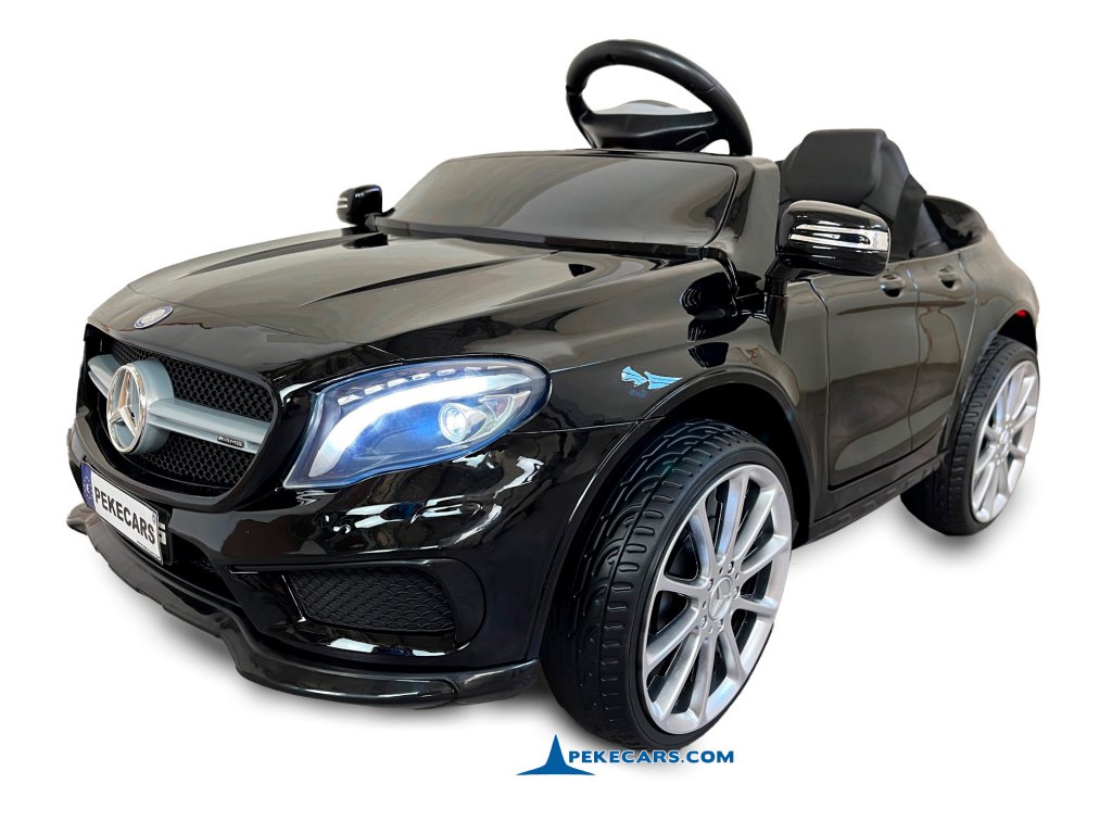 Coche eléctrico para niños mercedes GLA45 Negro Metalizado vista principal