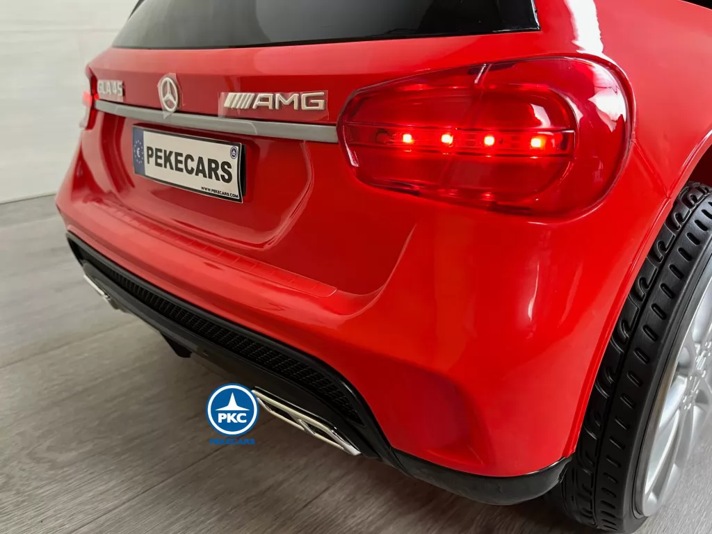 Coche eléctrico para niños mercedes GLA45 Rojo