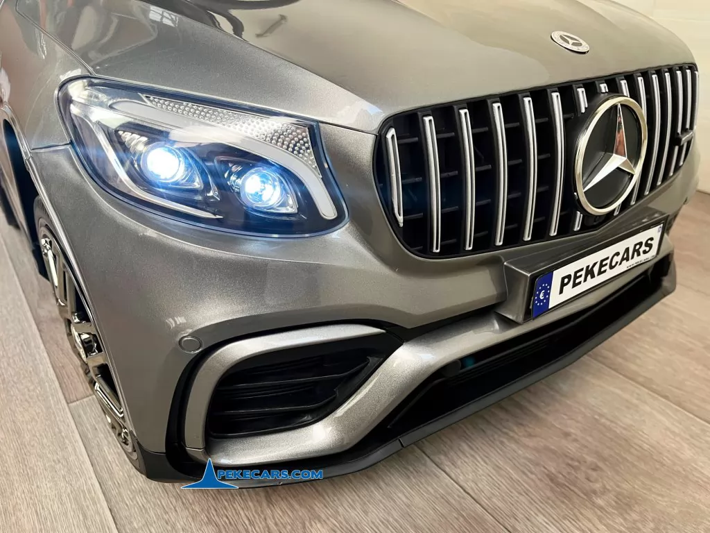 Mercedes GLC63S Gris detalle luces frontal