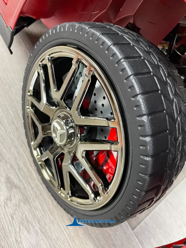 mercedes glc 63s mp4 rojo metalizado coches para niños ruedas