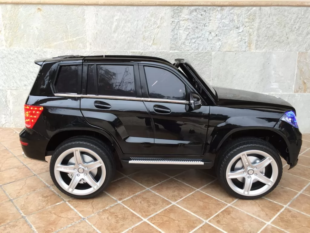 Coche electrico para niños Mercedes GLK-350 Negro Metalizado lateral
