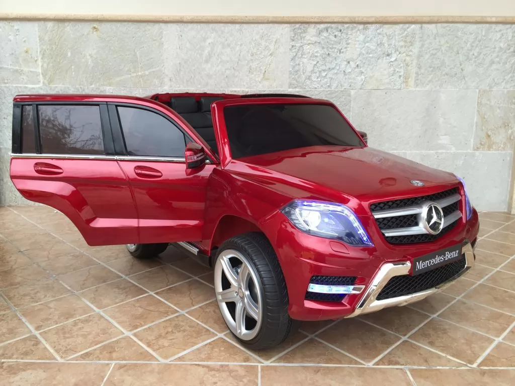 Coche electrico para niños Mercedes GLK-350 Rojo Metalizado con apertura de puertas