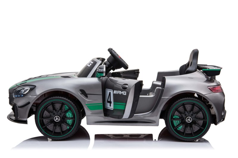 Mercedes GT4 12V Plata Metalizado