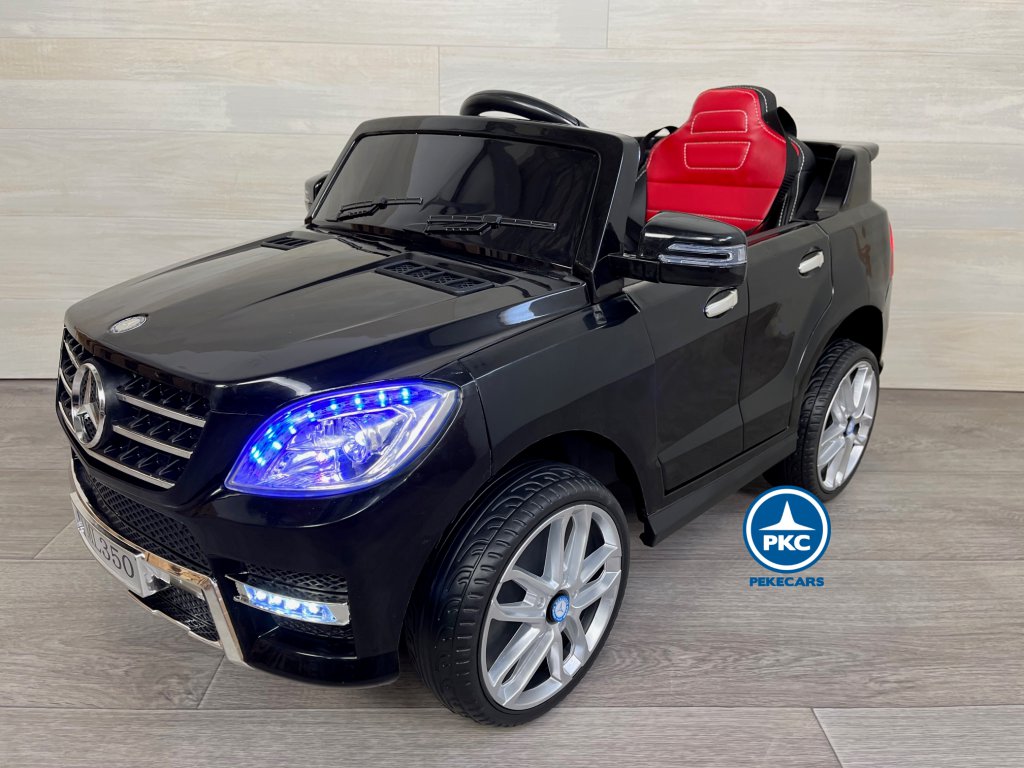 Coche electrico para niños Mercedes ML-350 Negro perspectiva invertida