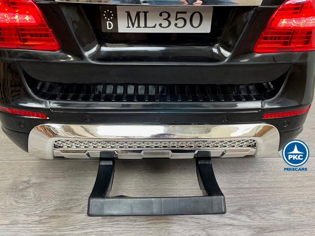 Coche electrico para niños Mercedes ML-350 Negro asa de transporte