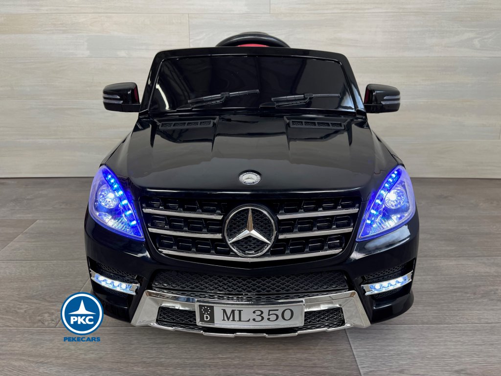 Coche electrico para niños Mercedes ML-350 Negro parte frontal