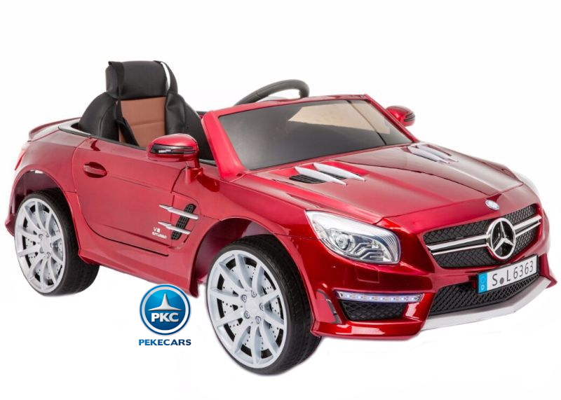 Mercedes SL63 12V Rojo Metalizado