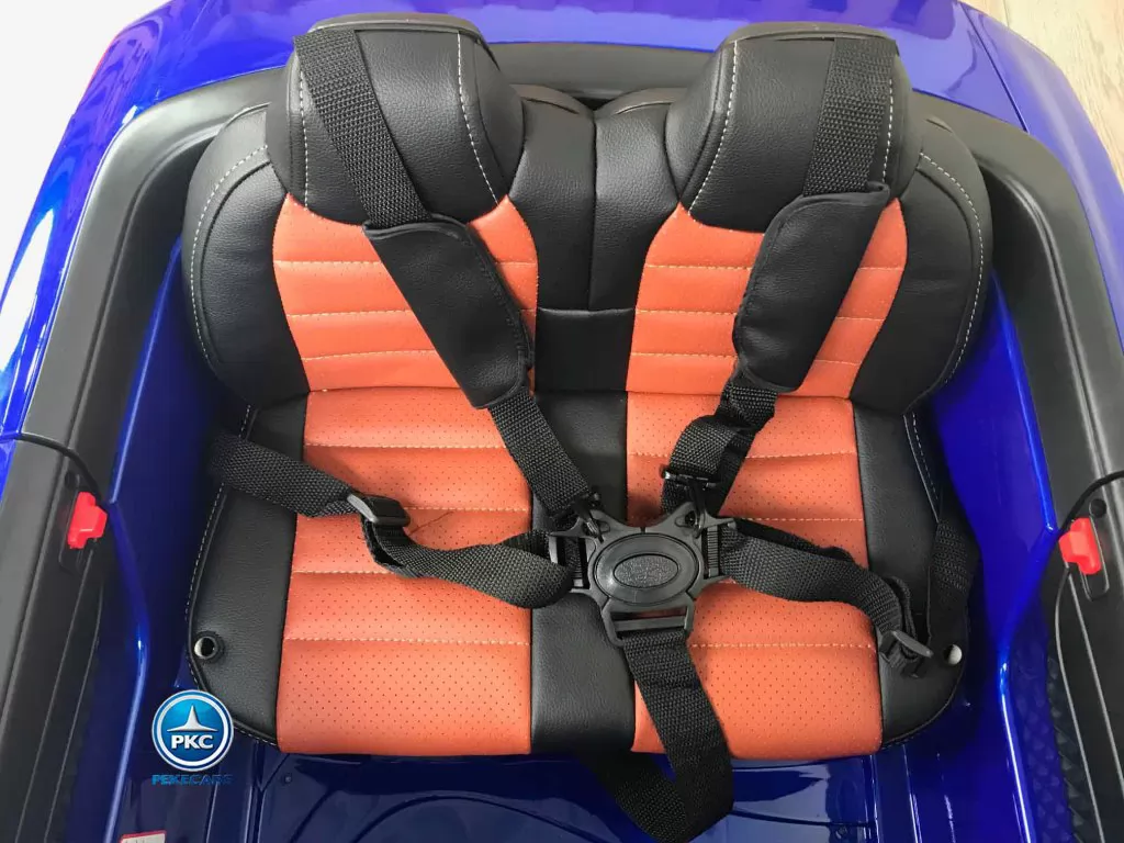 Coche electrico para niños Mercedes SL65 con MP4 Azul Metalizado