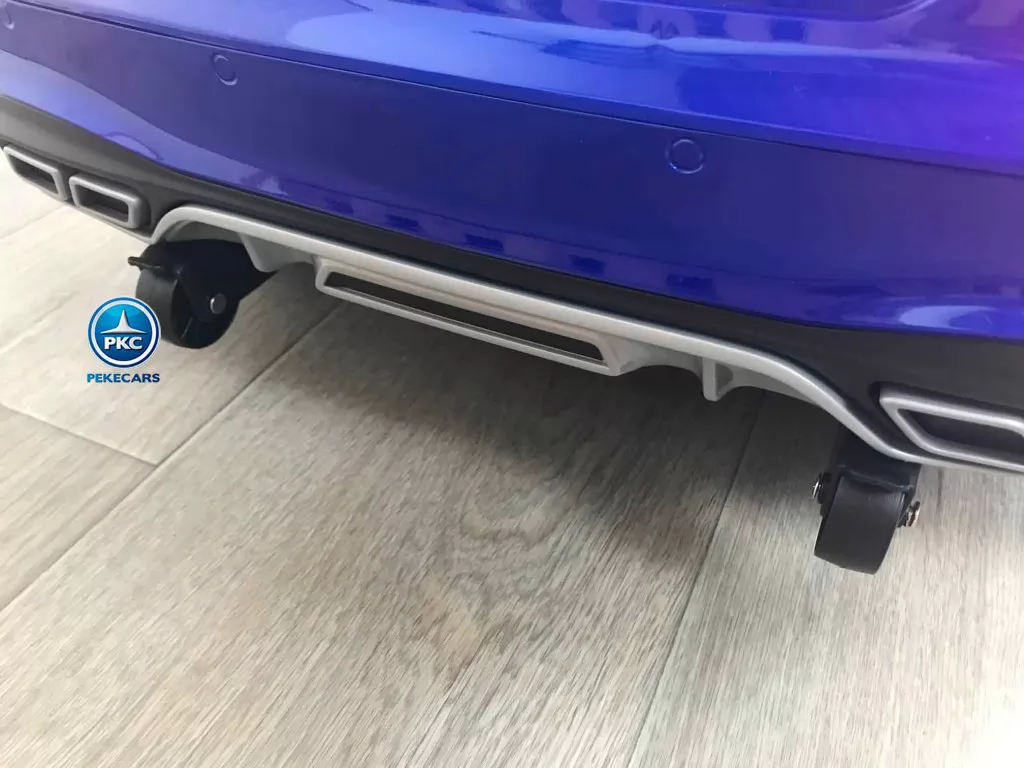 Coche electrico para niños Mercedes SL65 con MP4 Azul Metalizado