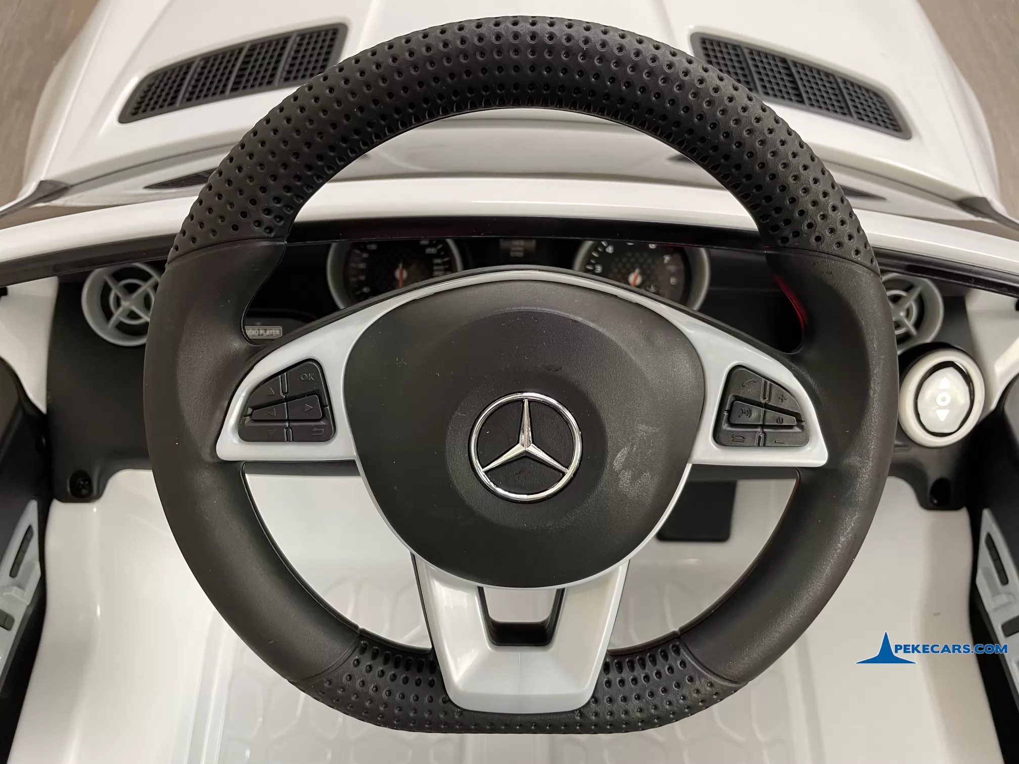 coches para niños mercedes slc 300 blanco