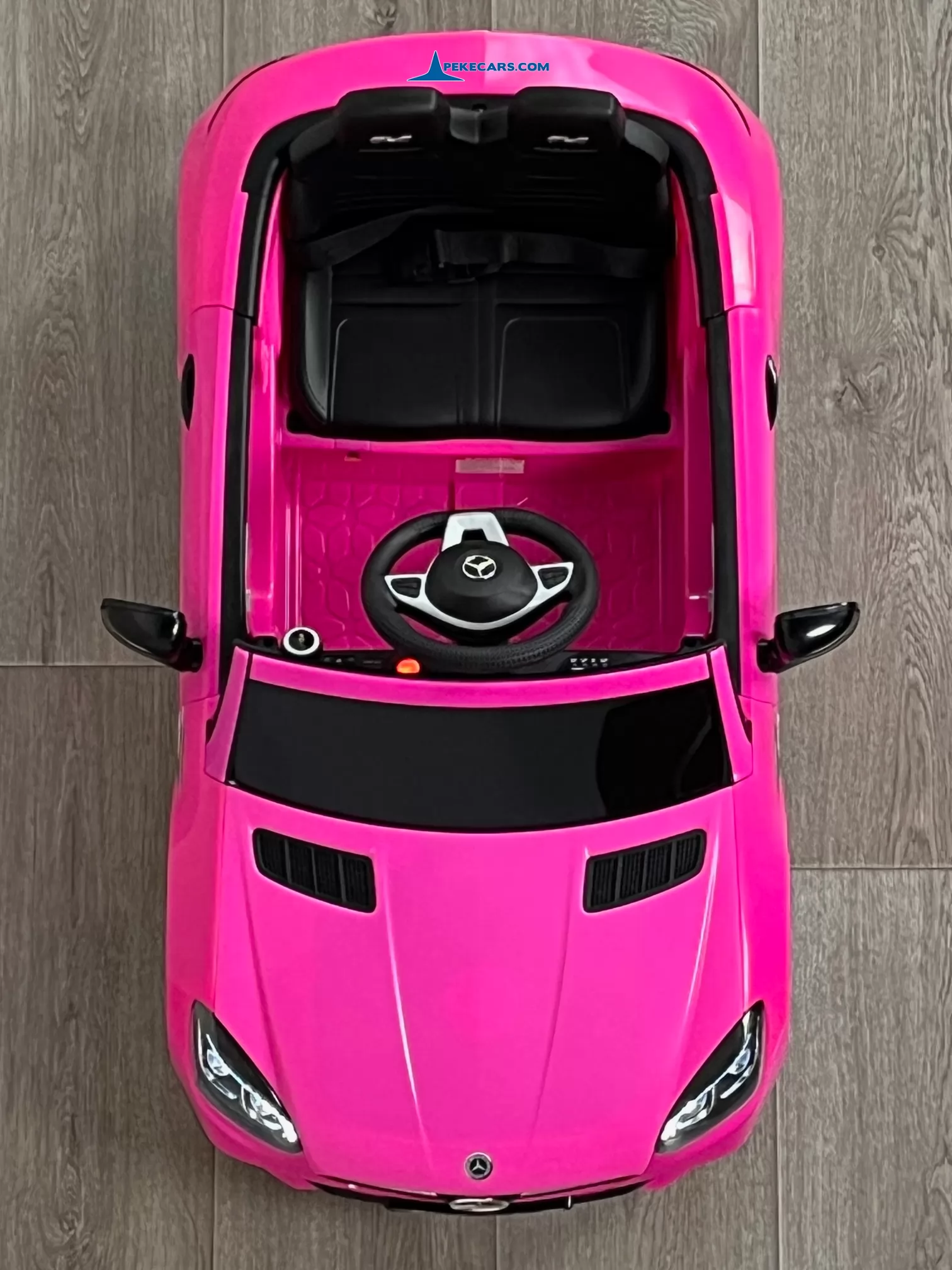 coches electricos niños mercedes slc 300 rosa