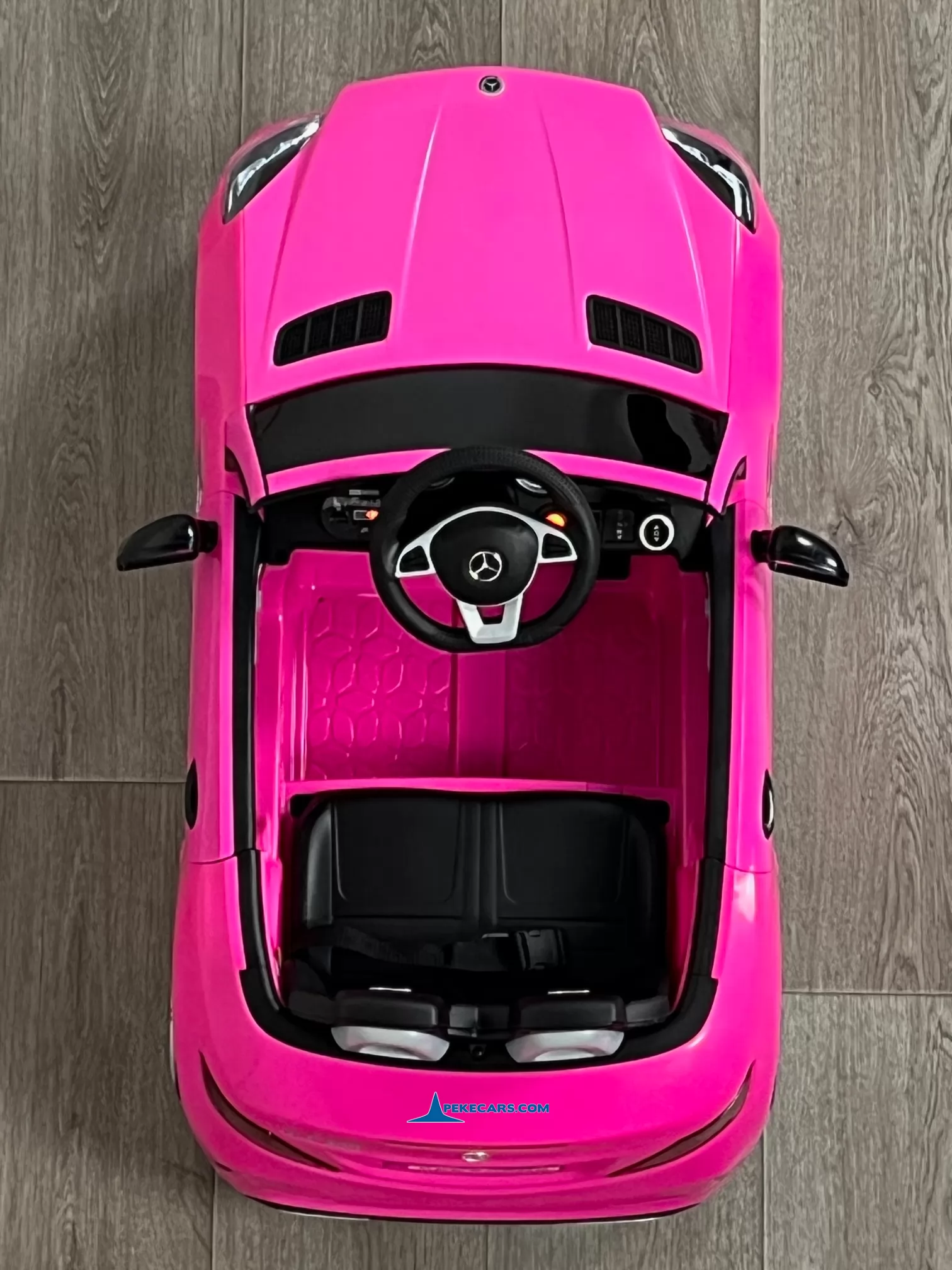 coches electricos para niños mercedes slc 300 rosa