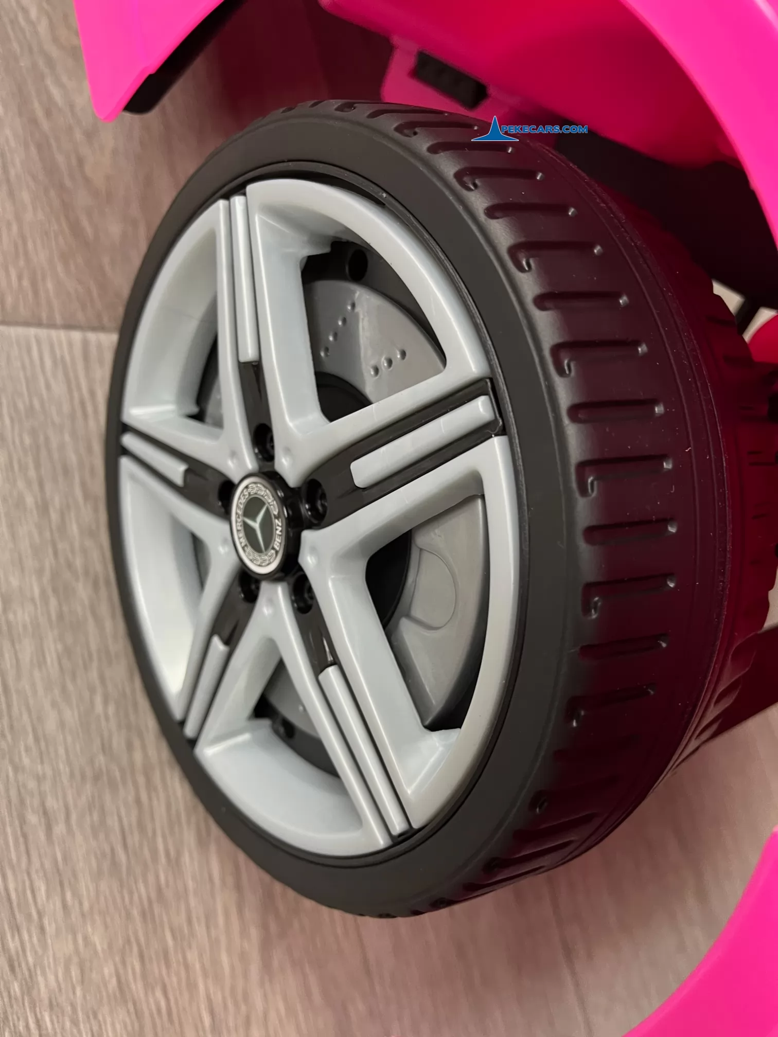 coches para niños mercedes slc 300 rosa