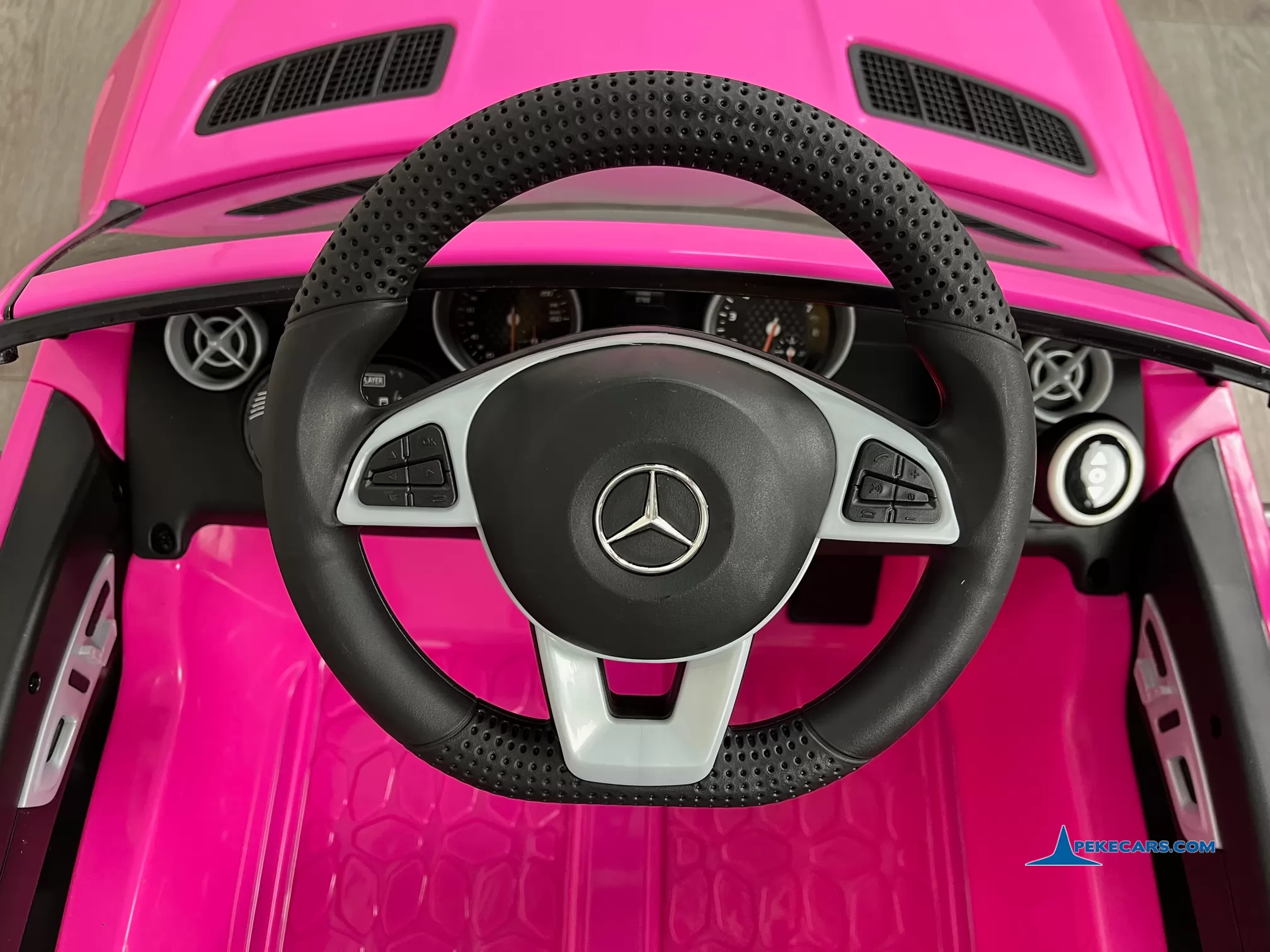 coches para niños mercedes slc 300 rosa