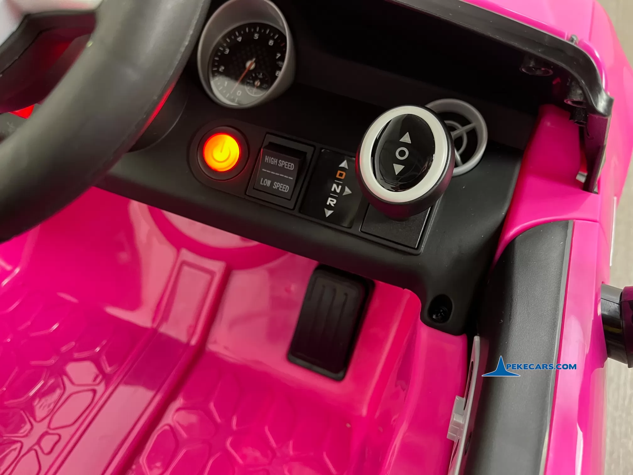 coche electrico niños mercedes slc 300 rosa
