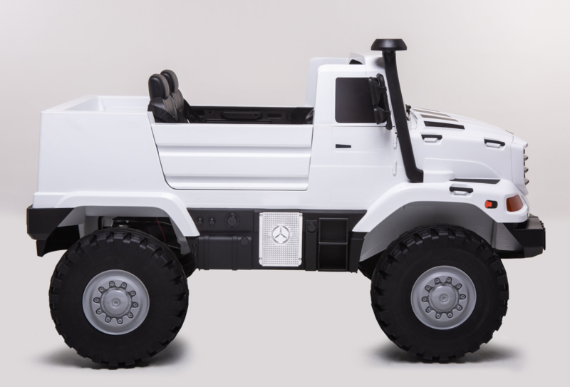 Mercedes ZETROS 12V 2.4G Blanco - vista lateral der.