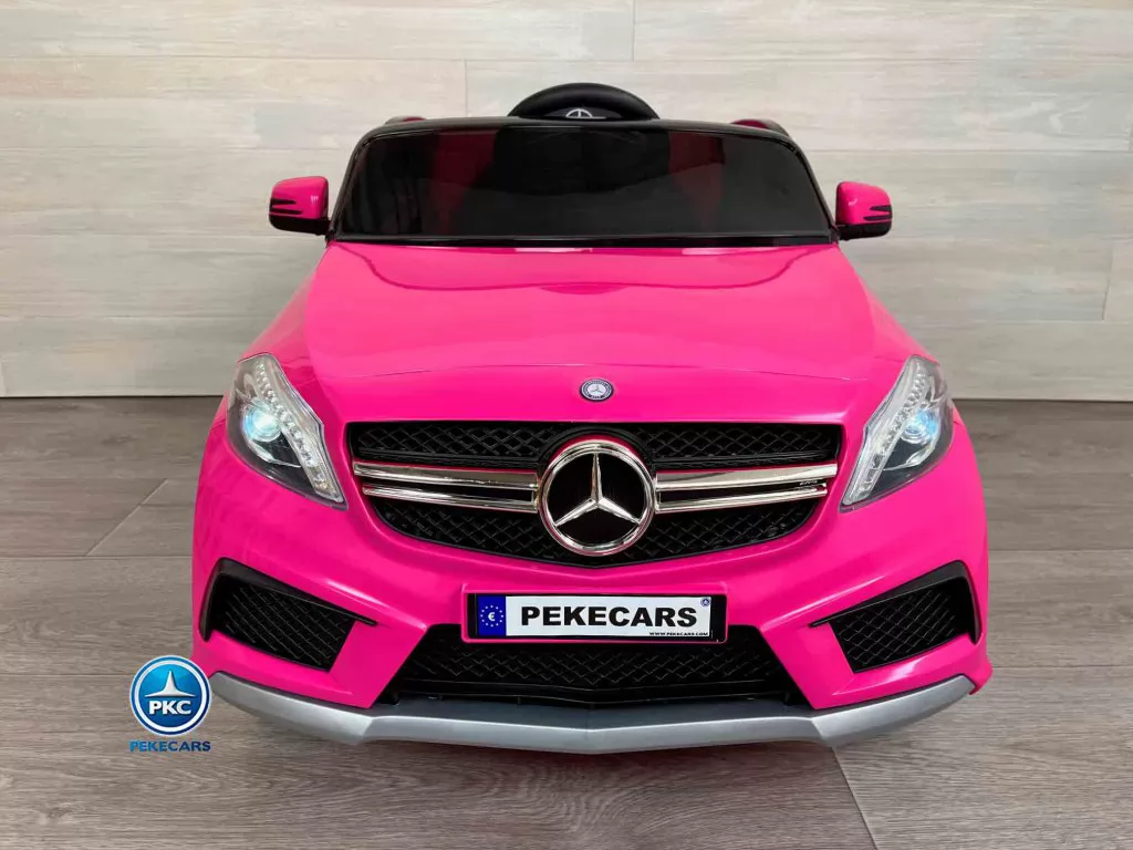 Coche electrico para niños mercedes a45 Rosa vista de frente