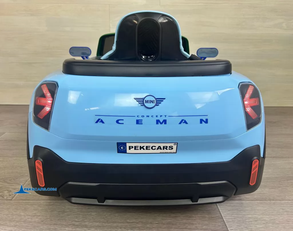 MINI ACEMAN 12V 2.4G Azul parte trasera