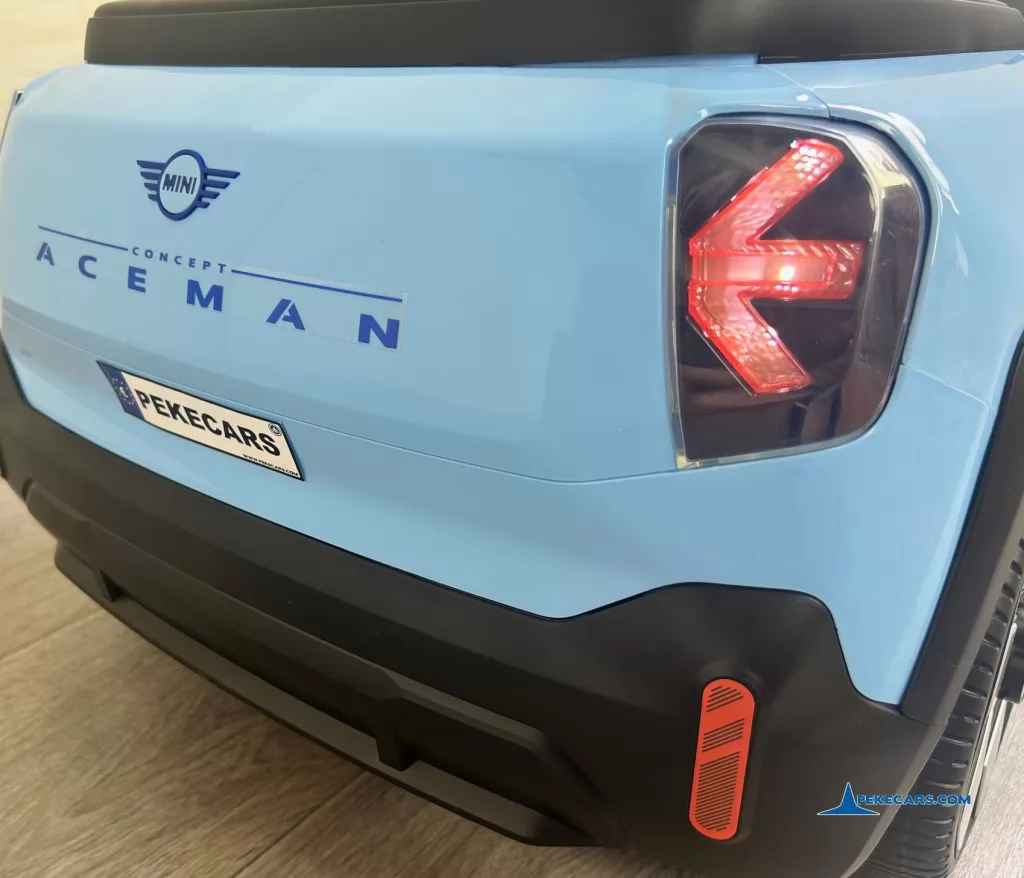 MINI ACEMAN 12V 2.4G Azul luces traseras