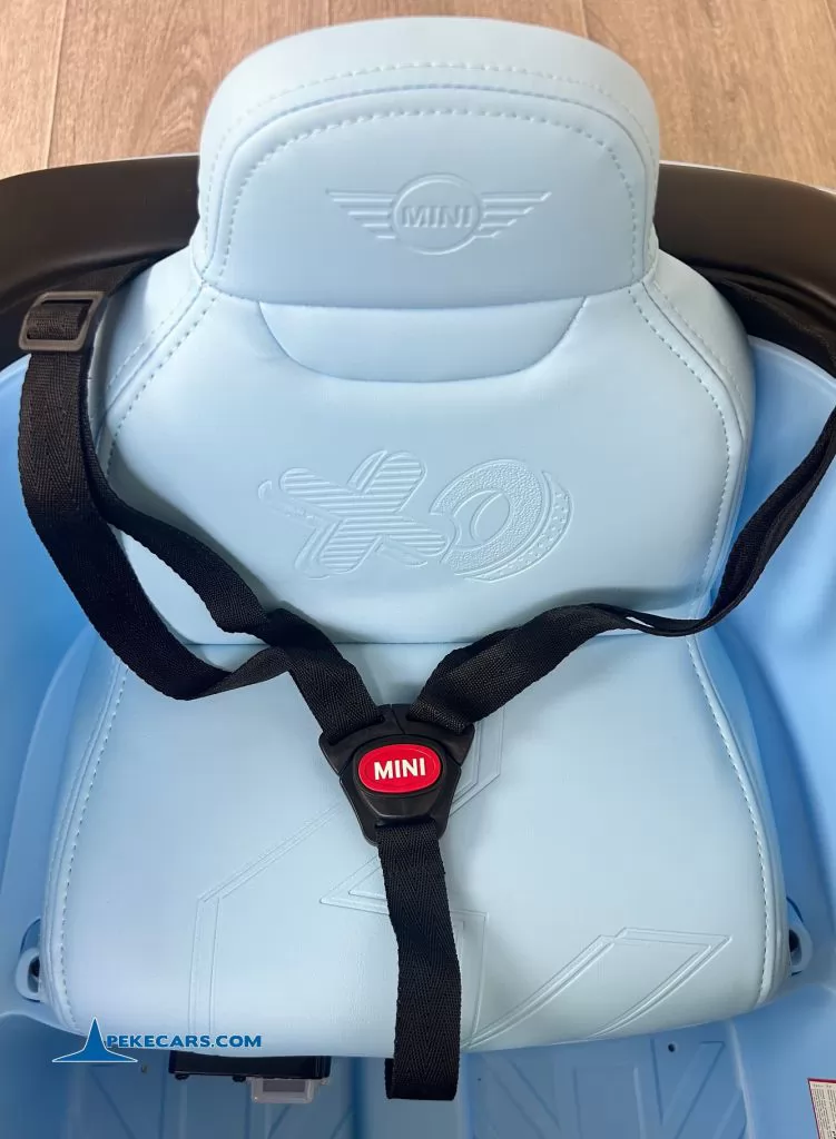 MINI ACEMAN 12V 2.4G Azul asiento polipiel