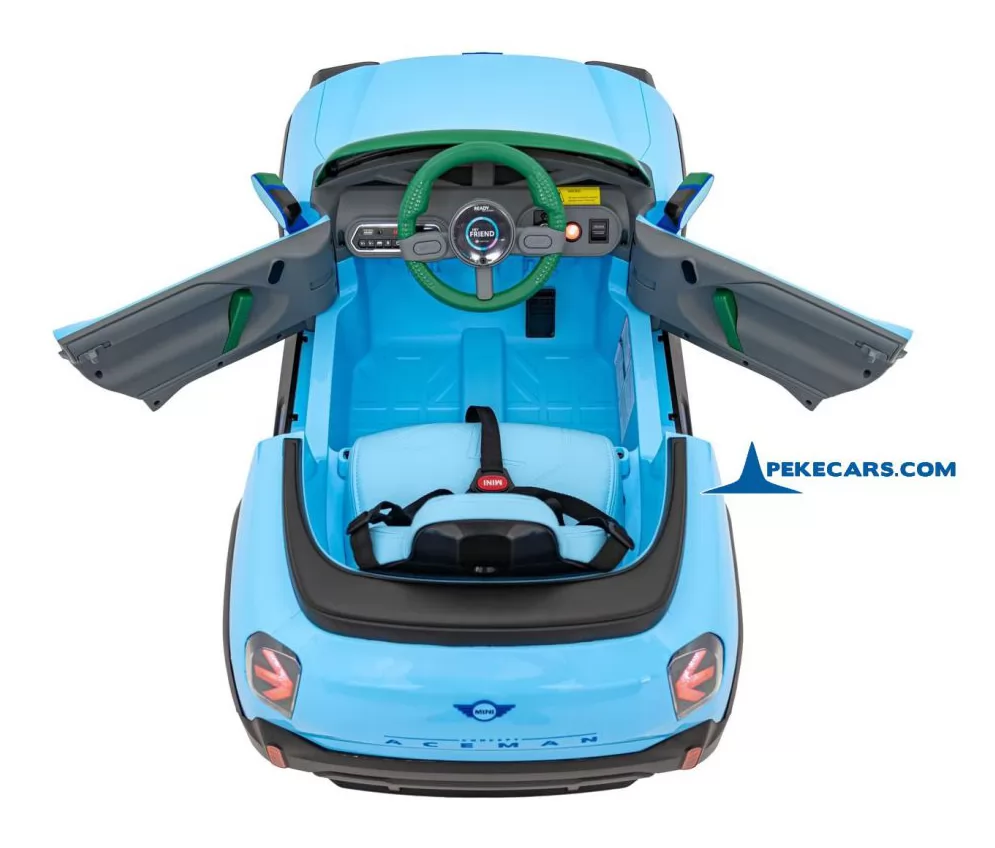 MINI ACEMAN 12V 2.4G Azul desde arriba