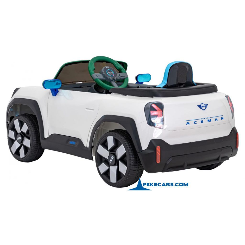 MINI ACEMAN 12V 2.4G Blanco lateral trasero
