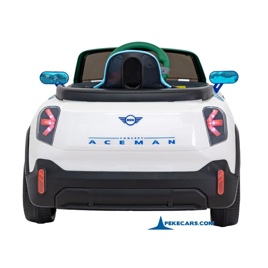 MINI ACEMAN 12V 2.4G Blanco vista trasera