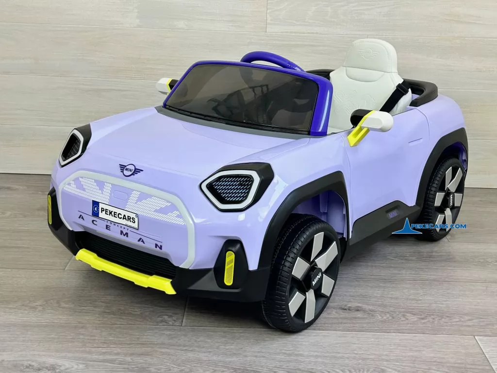 MINI ACEMAN 12V 2.4G Morado frente izquierda