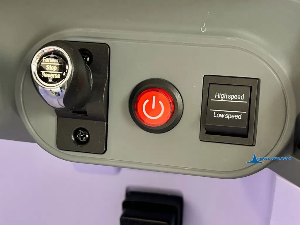 MINI ACEMAN 12V 2.4G Morado cambio marchas y velocidades