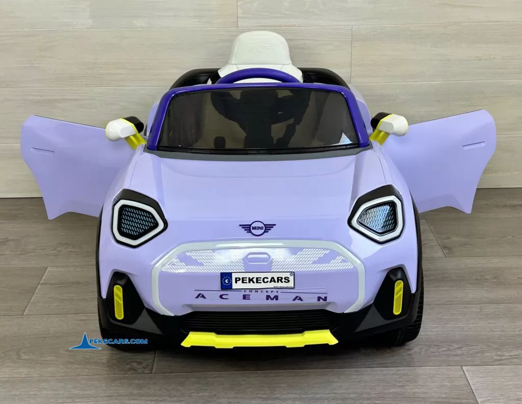 MINI ACEMAN 12V 2.4G Morado puertas abiertas