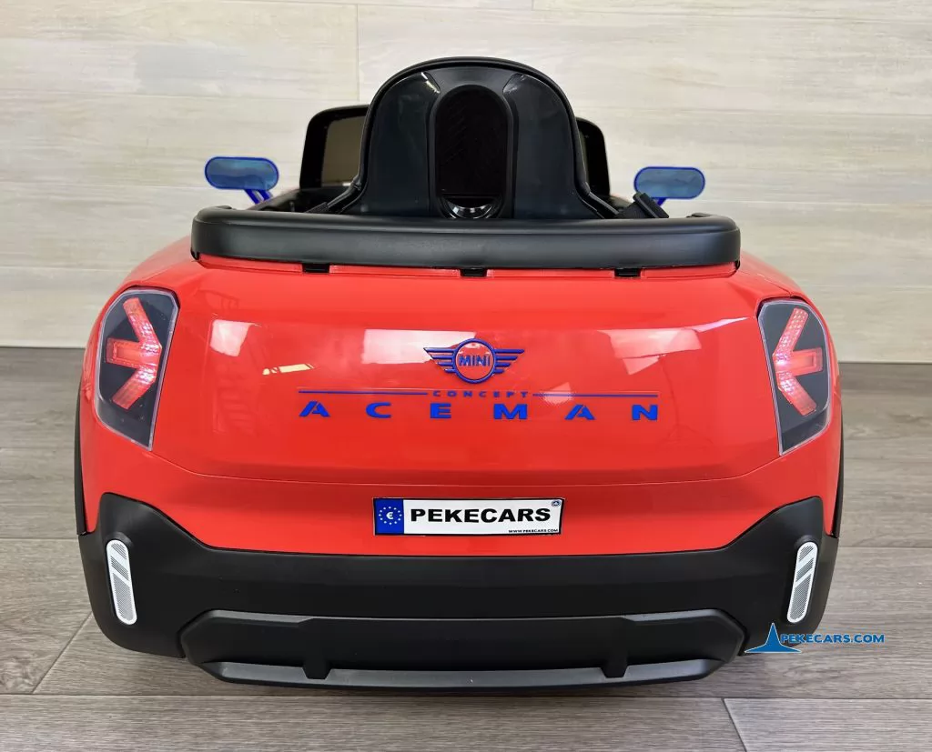 MINI ACEMAN 12V 2.4G Rojo parte trasera