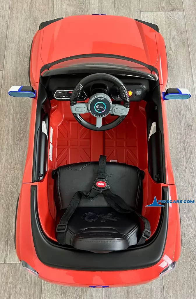 MINI ACEMAN 12V 2.4G Rojo vista cenital