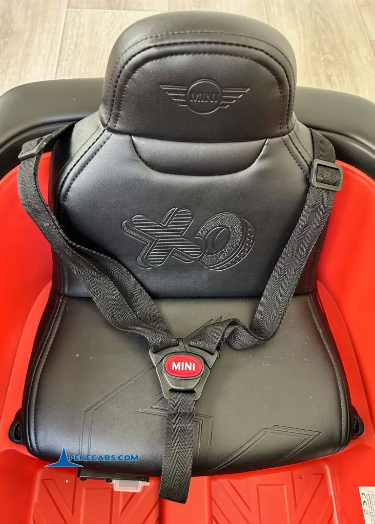 MINI ACEMAN 12V 2.4G Rojo asiento polipiel