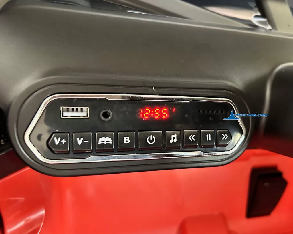 MINI ACEMAN 12V 2.4G Rojo mp3 radio