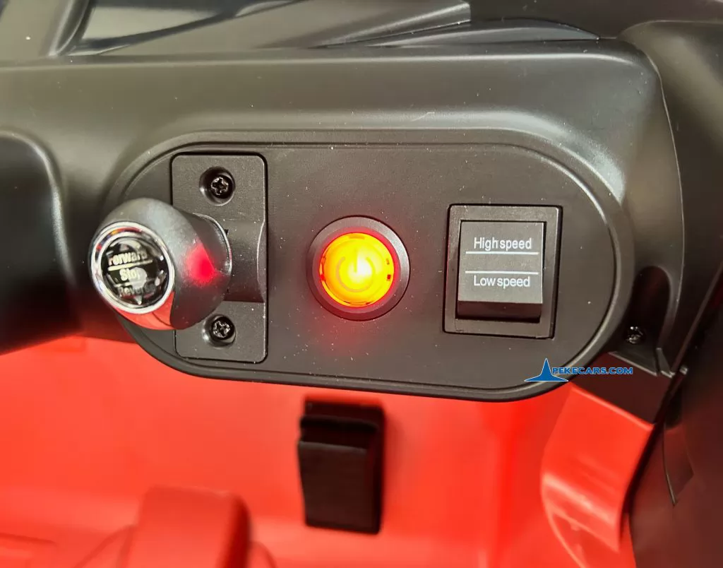 MINI ACEMAN 12V 2.4G Rojo velocidad cambio de marchas