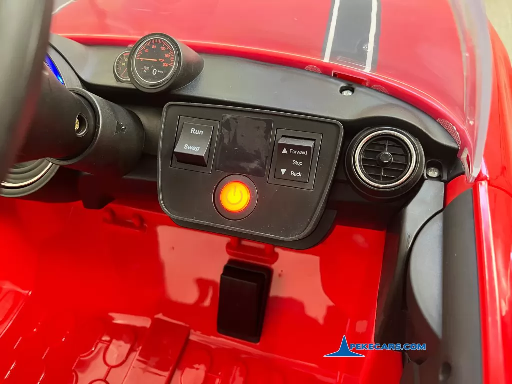 mini style rojo coches para niños arranque
