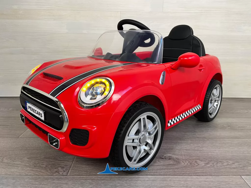 coche electrico niños mini style rojo lateral derecha